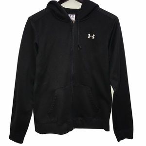 Under Armour || Black zip up hoodie